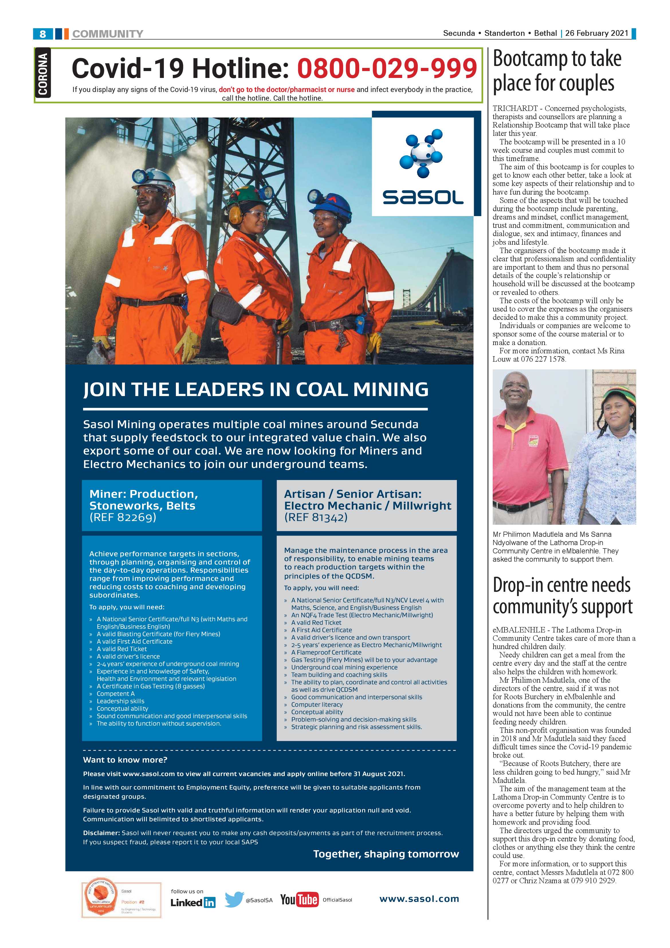 Standerton Advertiser 26 February 2021 page 8
