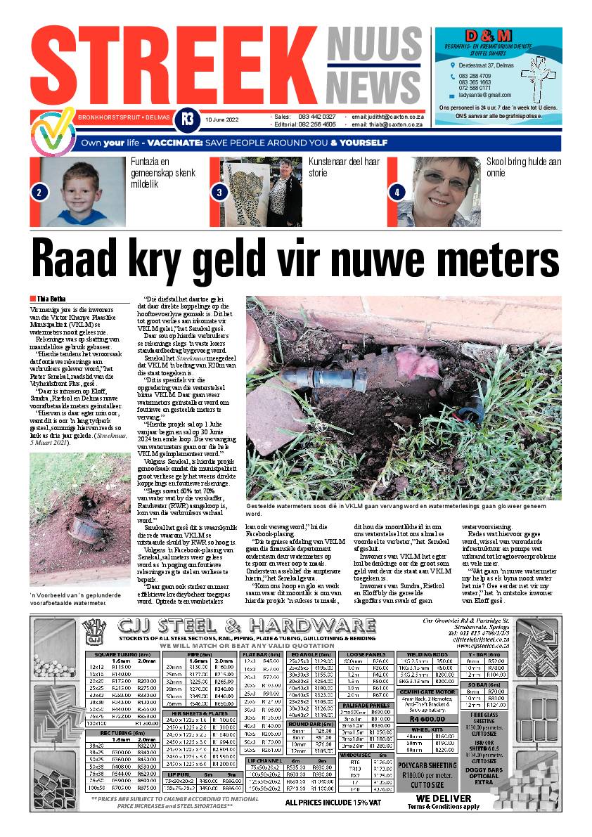 Streeknuus 10 June 2022 page 1