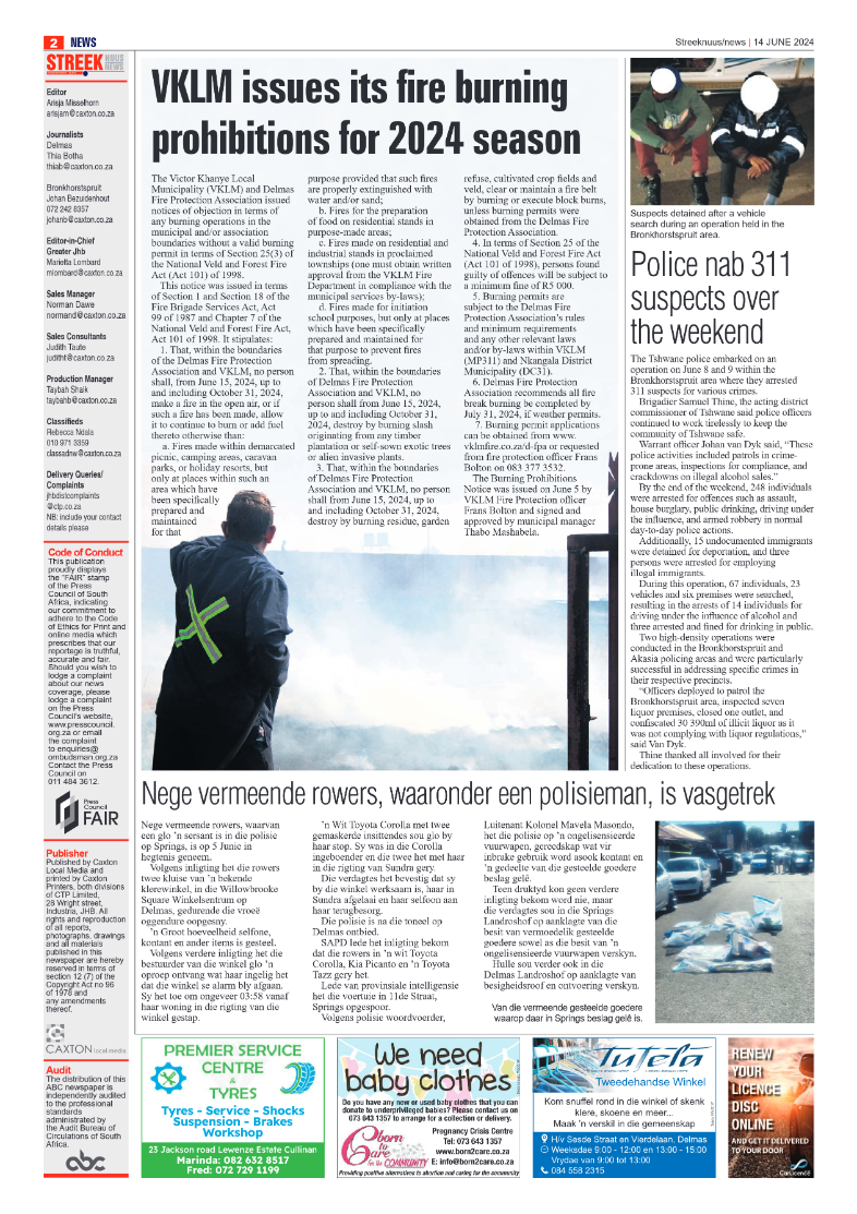 Streeknuus 14 June 2024 page 2