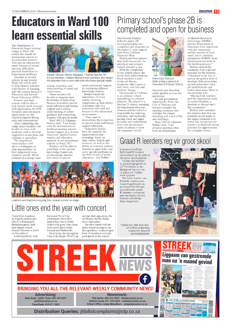 Streeknuus 15 December 2023 page 11