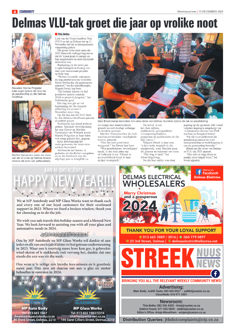 Streeknuus 15 December 2023 page 4