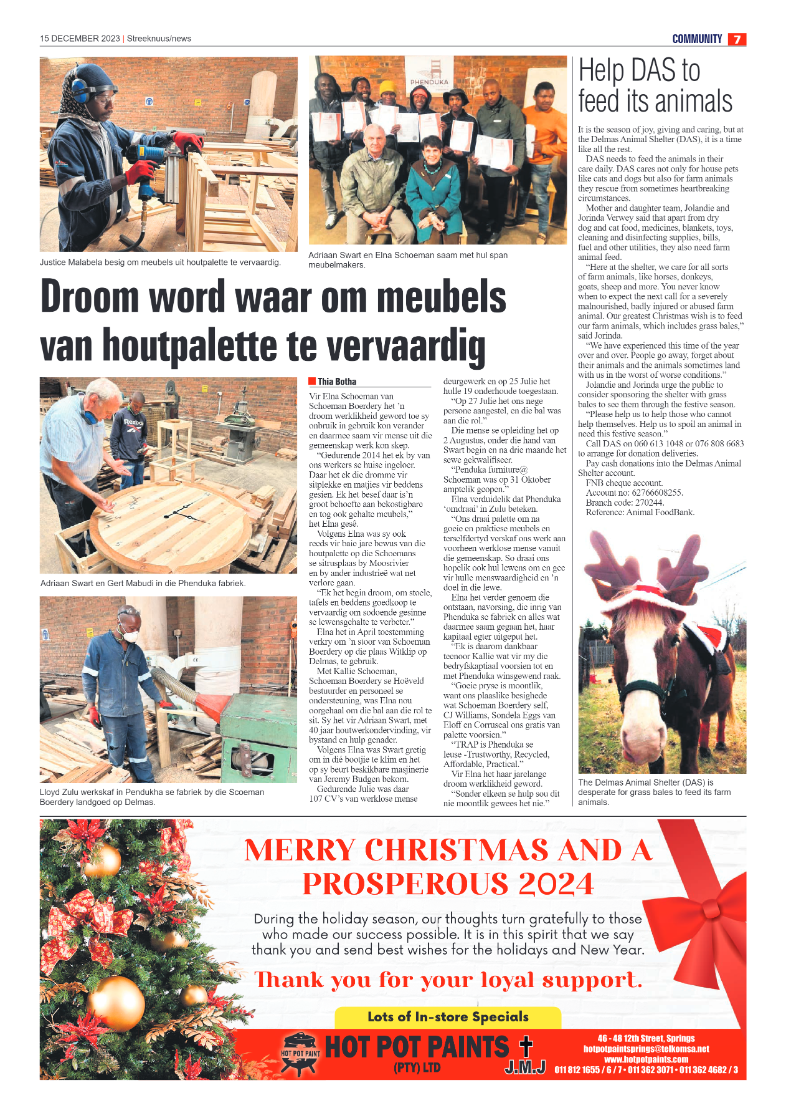 Streeknuus 15 December 2023 page 7