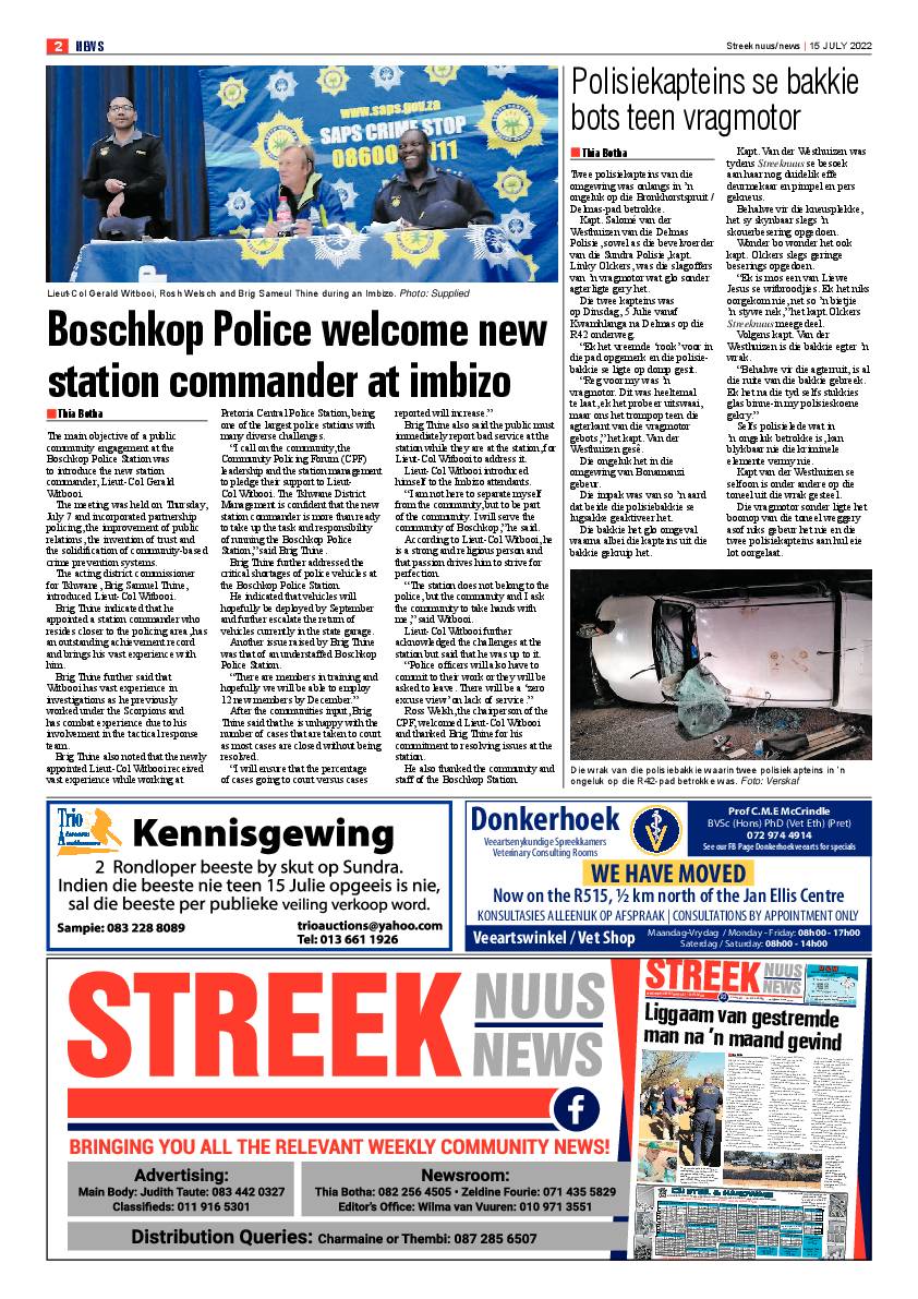 Streeknuus 15 July 2022 page 2
