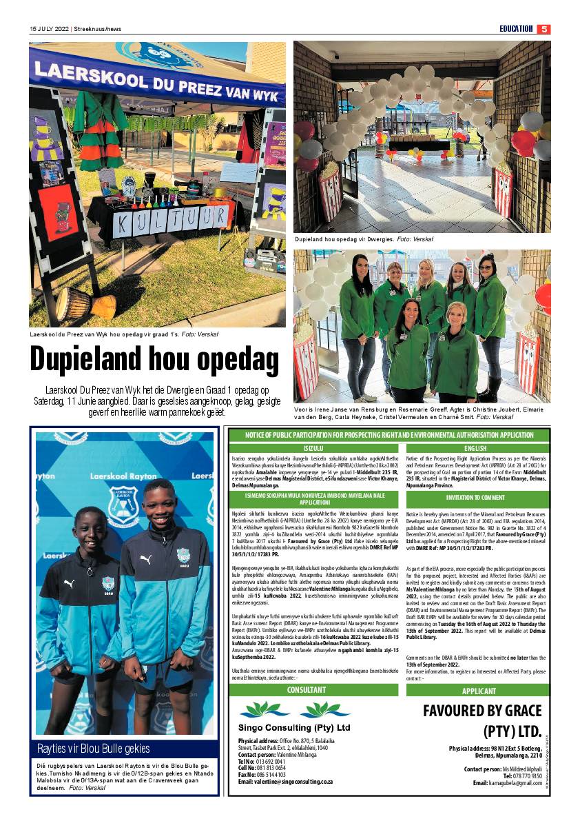 Streeknuus 15 July 2022 page 5