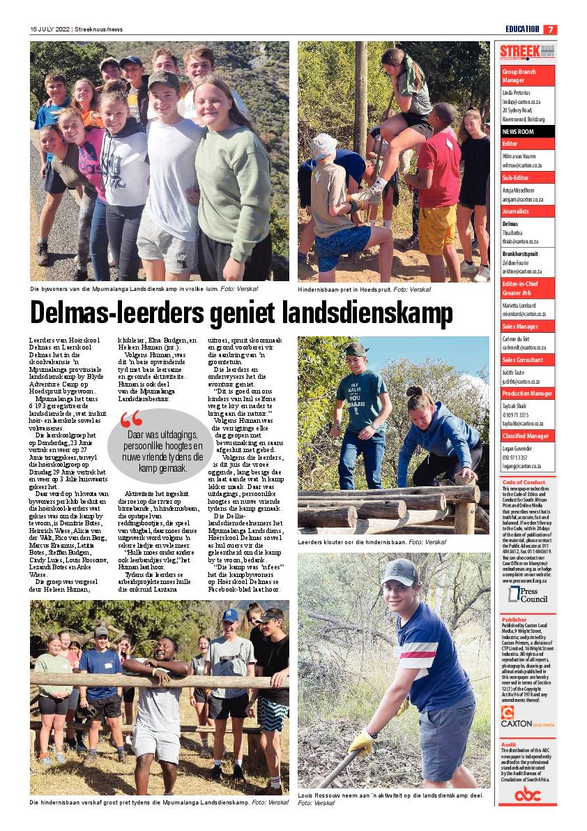 Streeknuus 15 July 2022 page 7