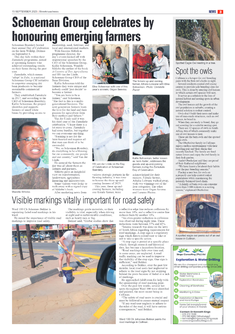 Streeknuus 15 September 2023 page 3
