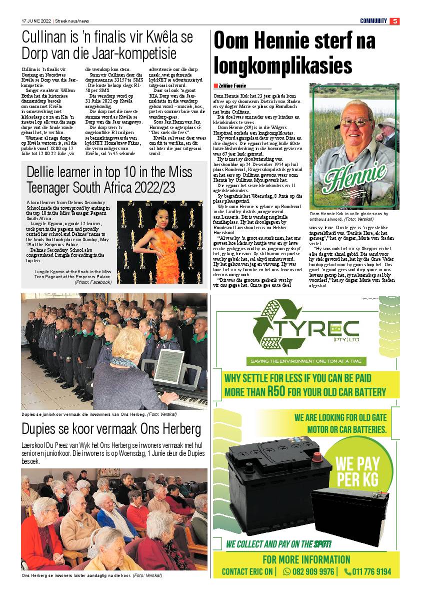 Streeknuus 17 June 2022 page 5