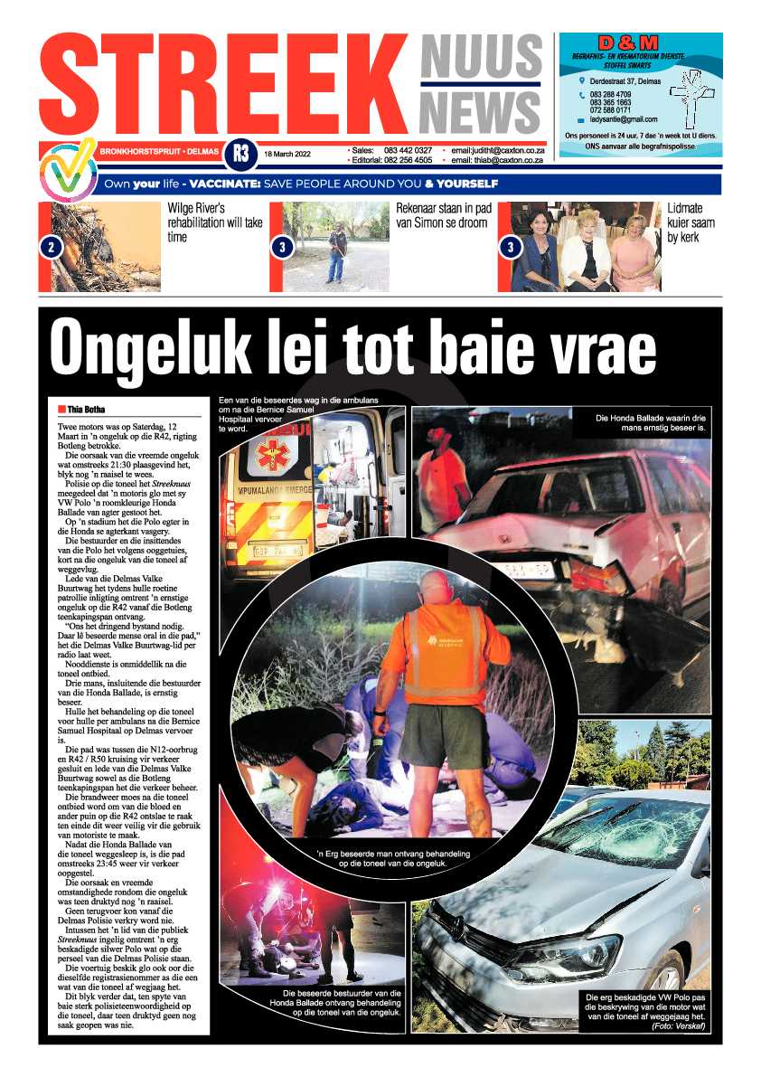 Streeknuus 18 March 2022 page 1