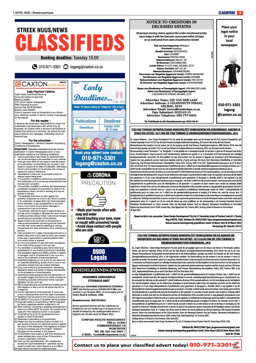 Streeknuus 1 April 2022 page 7