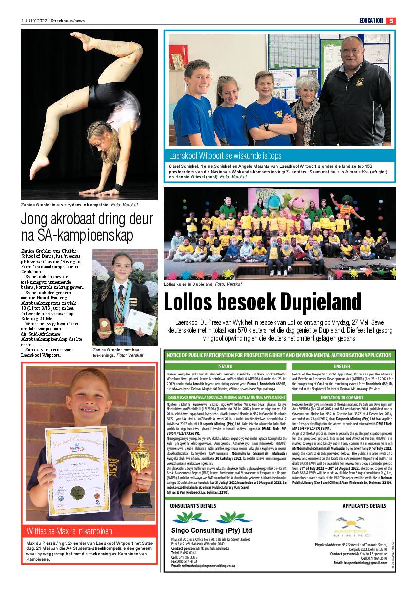 Streeknuus 1 July 2022 page 5