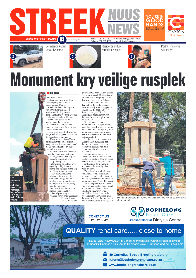 Streeknuus 20 January 2024 page 1