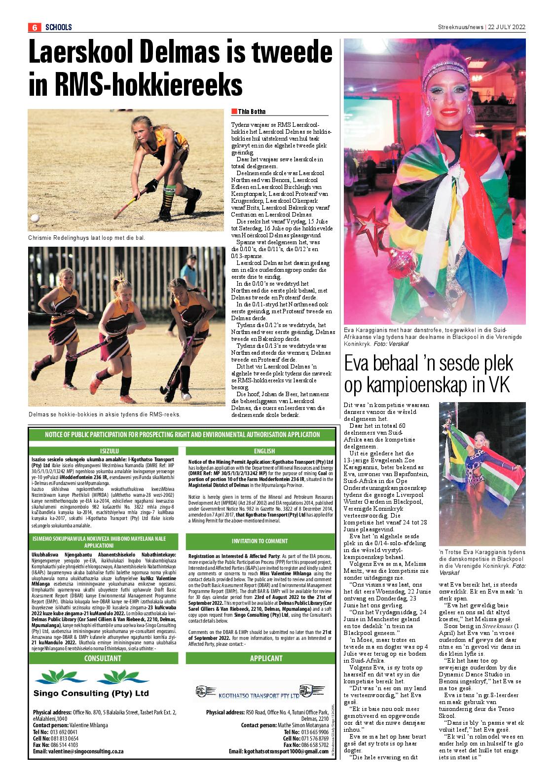 Streeknuus 22 July 2022 page 6