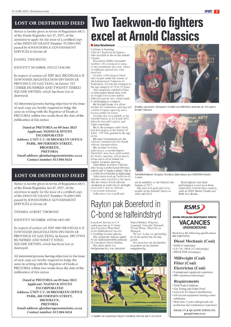 Streeknuus 23 June 2023 page 7