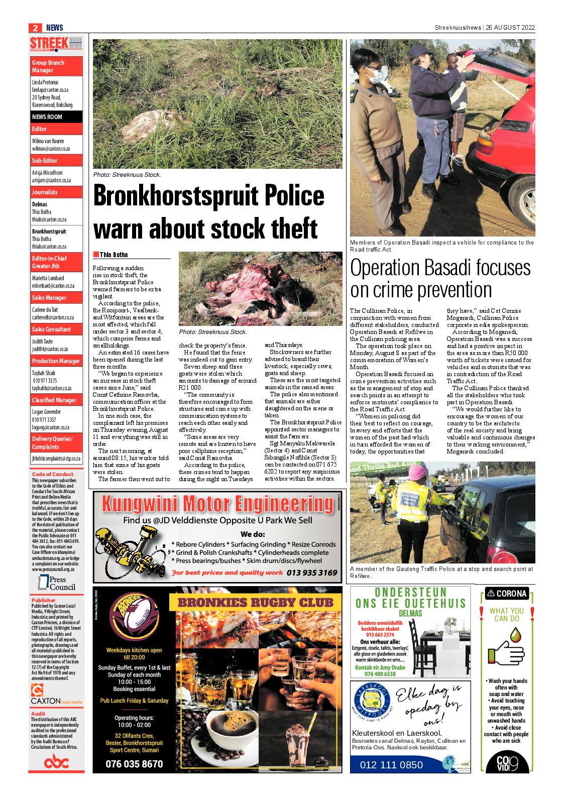 Streeknuus 26 Aug 2022 page 2