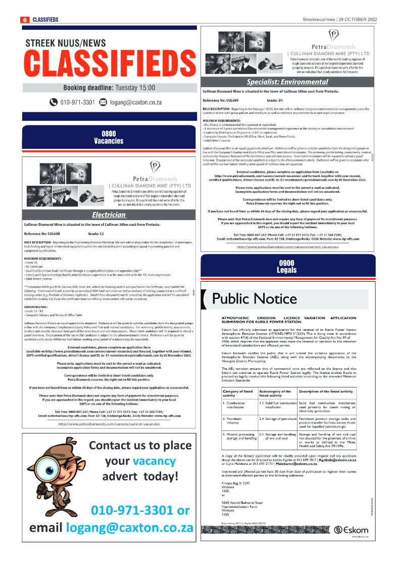 Streeknuus 28 Oct 2022 page 6