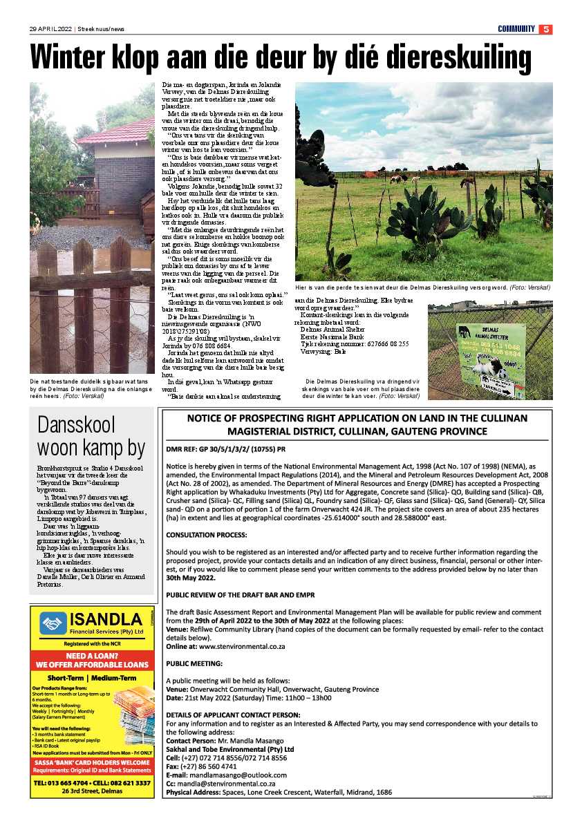 Streeknuus 29 April 2022 page 5