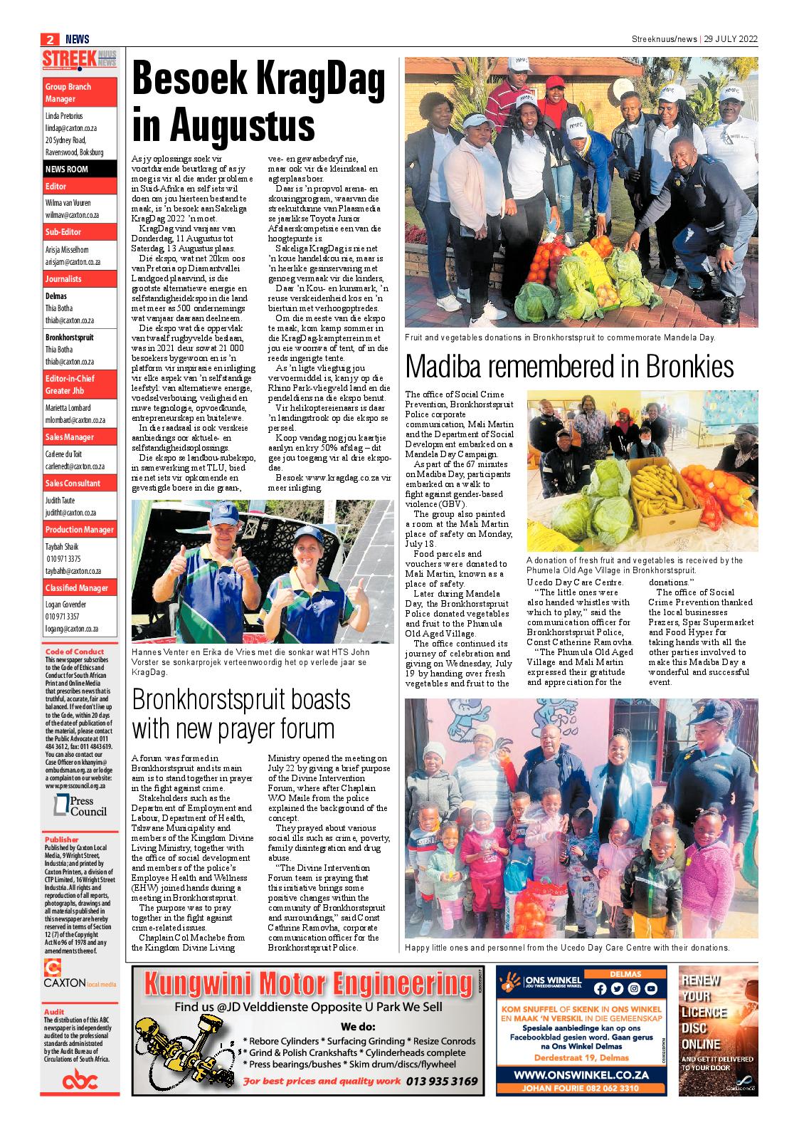 Streeknuus 29 July 2022 page 2