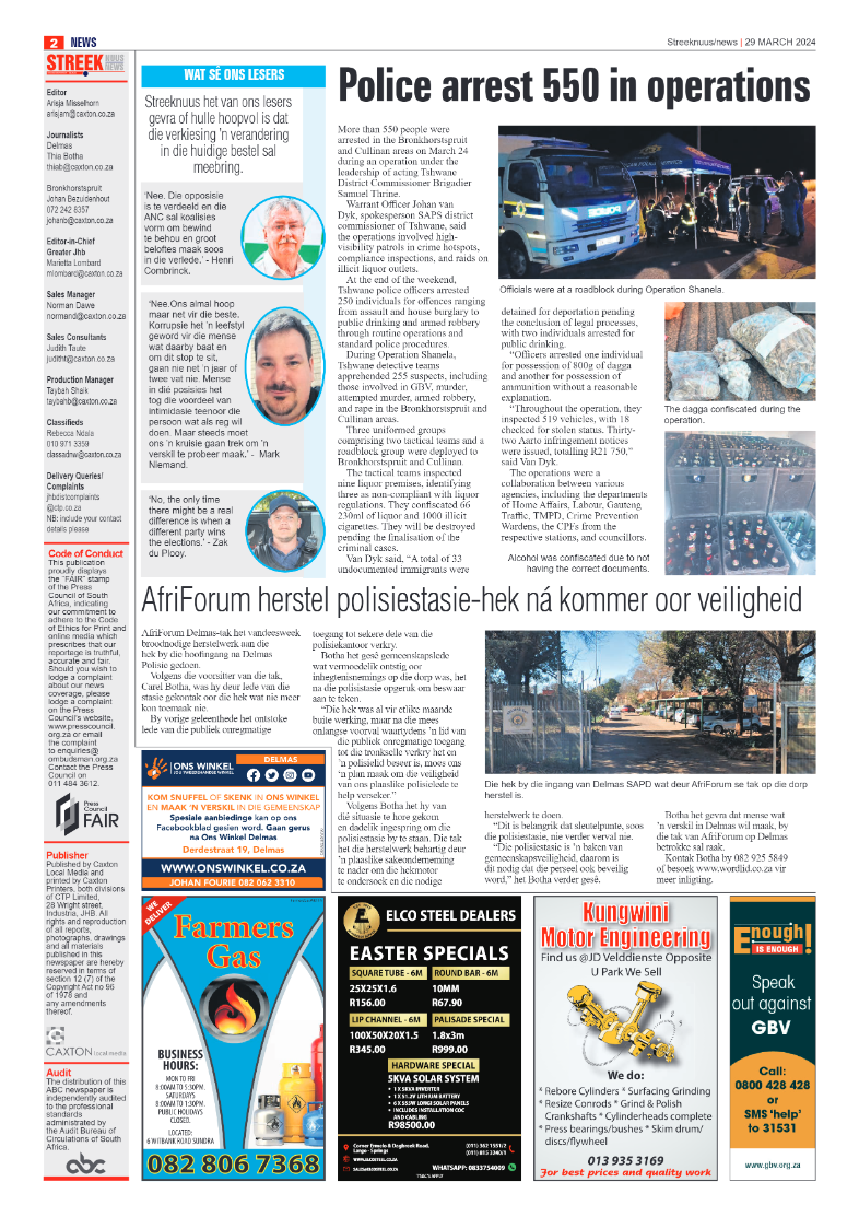 Streeknuus 29 March 2024 page 2