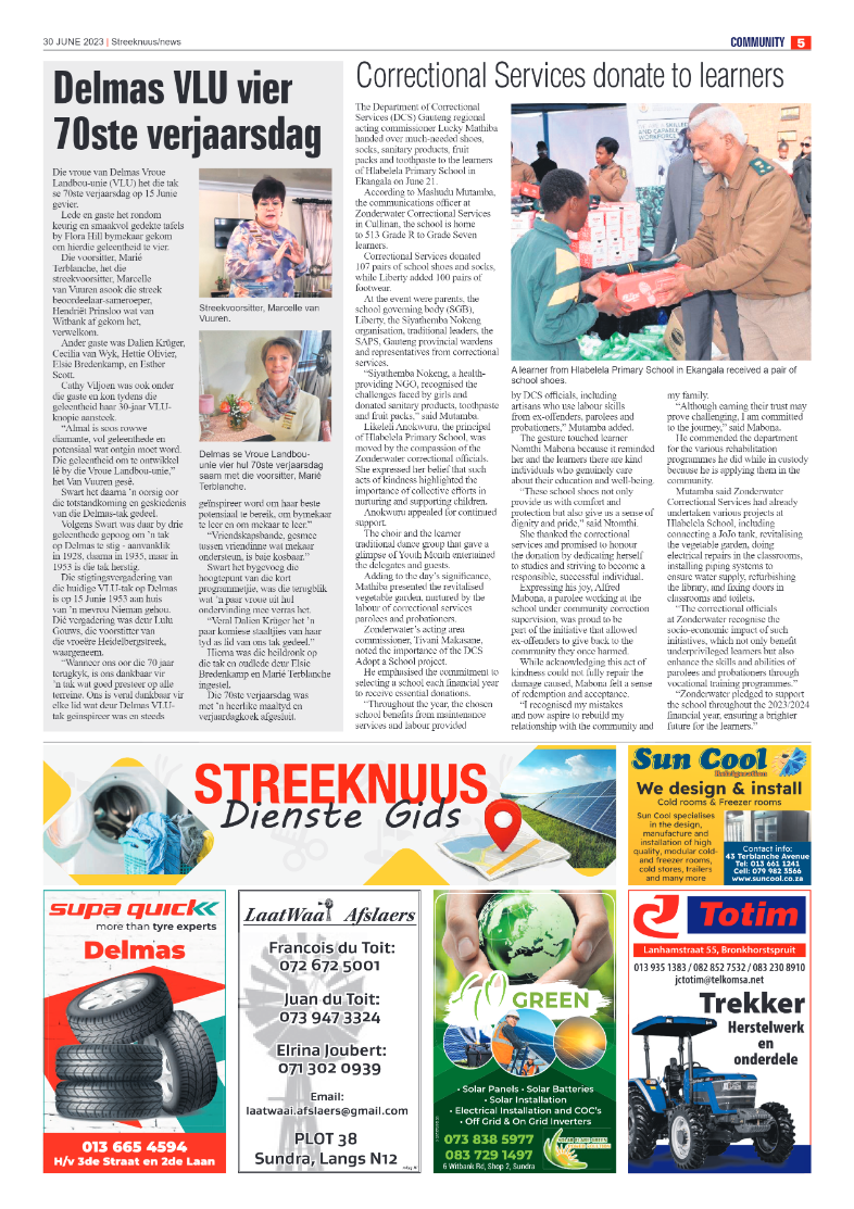 Streeknuus 30 June 2023 page 5